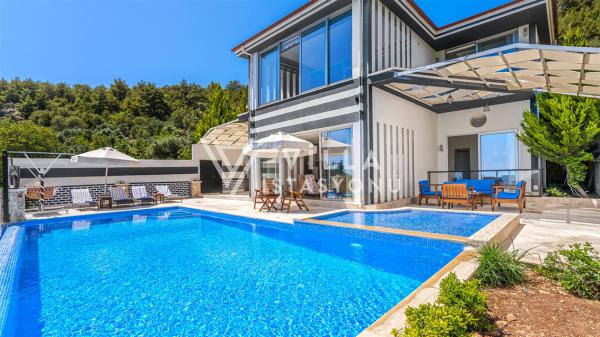 Villa Zilan Kalkan, Antalya Kaş Bölgesinde 8 Kişilik Villa