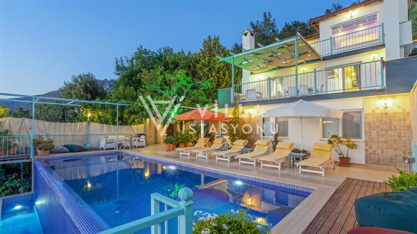 Villa Sevgi Kalkan, Antalya Kaş Bölgesinde 6 Kişilik Tatil Evi